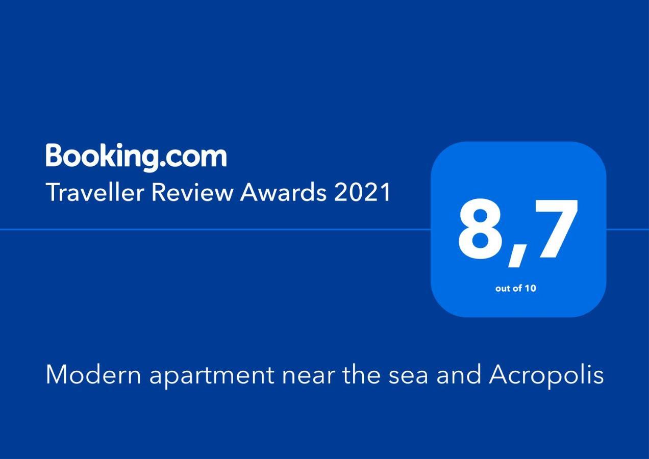 Modern Apartment Near The Sea And Acropolis Aten Exteriör bild